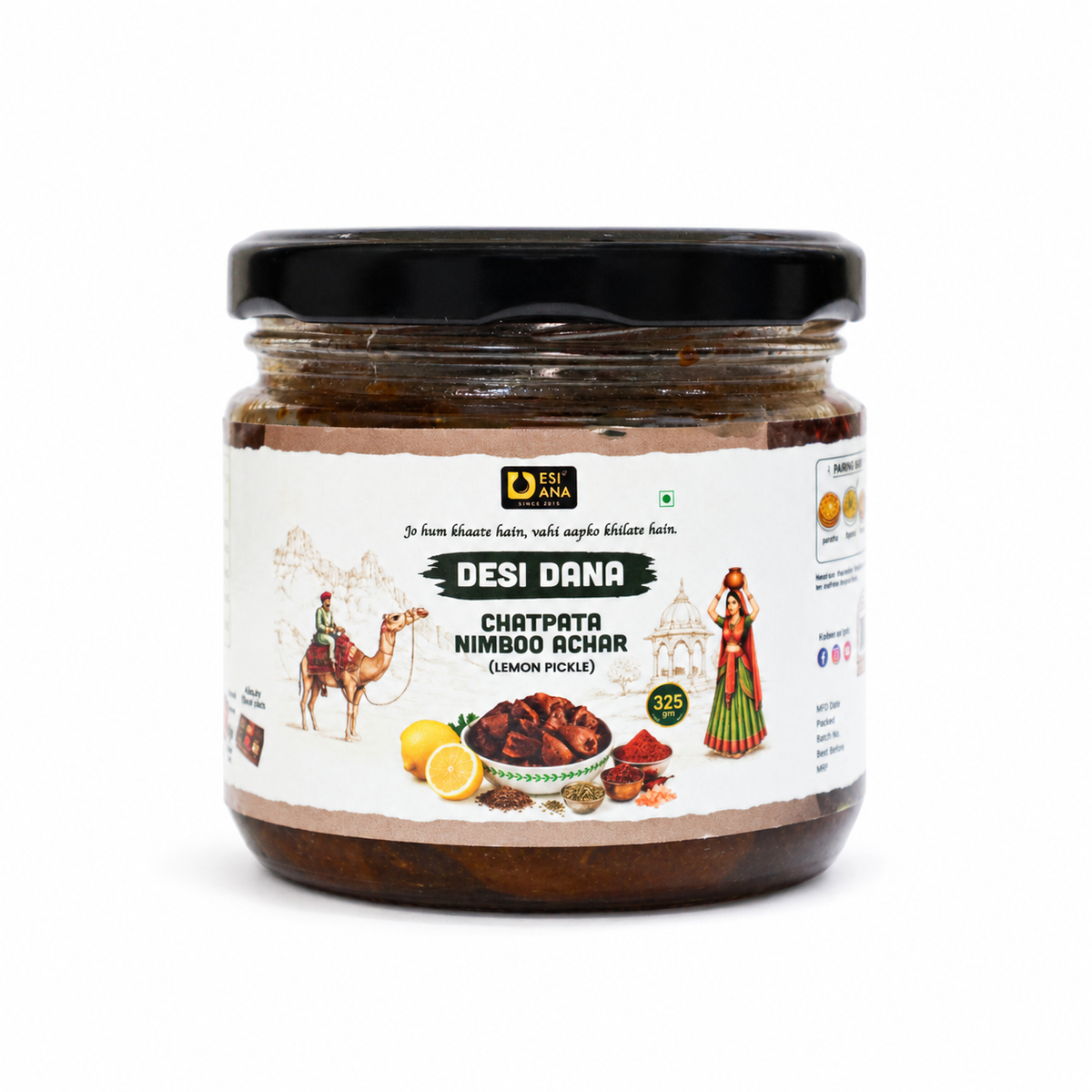 Rajasthani Khatta Meetha Lemon Pickle
