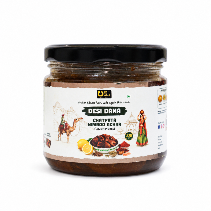 Rajasthani Khatta Meetha Lemon Pickle