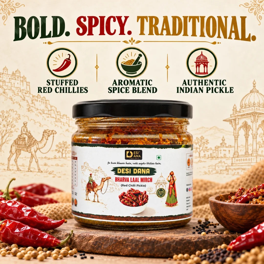 Bharva Laal Mirchi Pickle