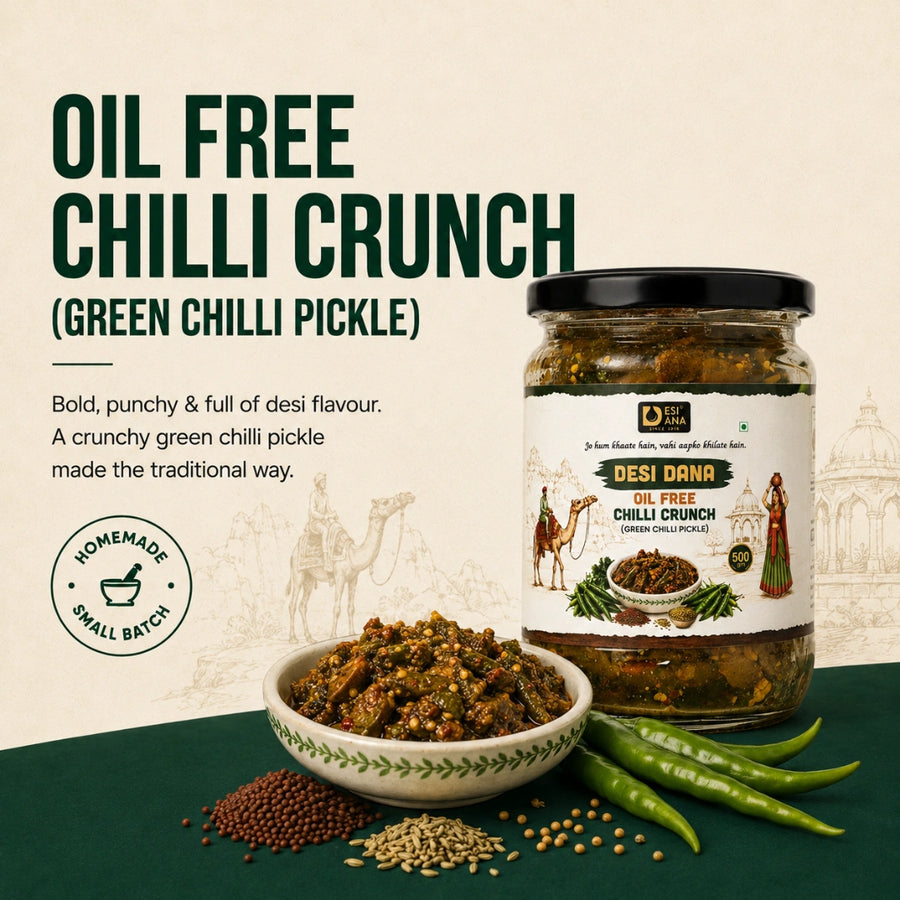 Rajasthani Green Chilli Pickle