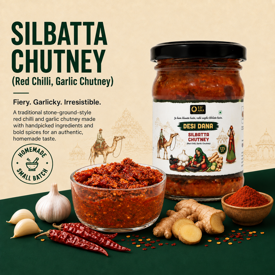 Silbatta Red Chilli Garlic Chutney