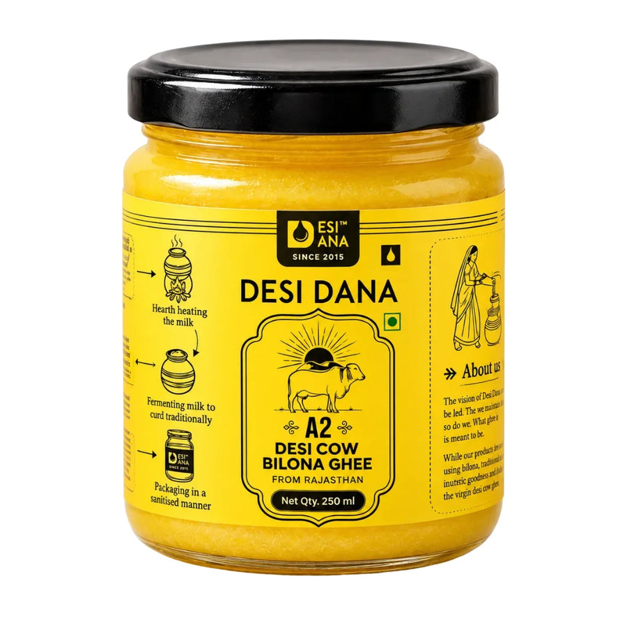 Desi Dana Cow A2 Bilona Ghee