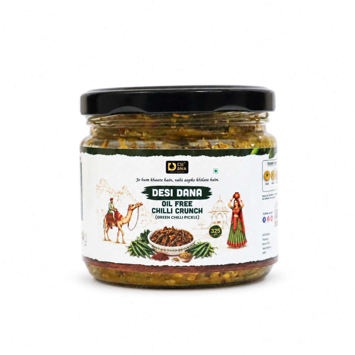 Rajasthani Green Chilli Pickle